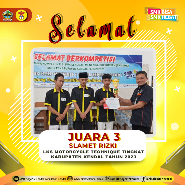 Juara 3 —  LKS Motorcycle Technique