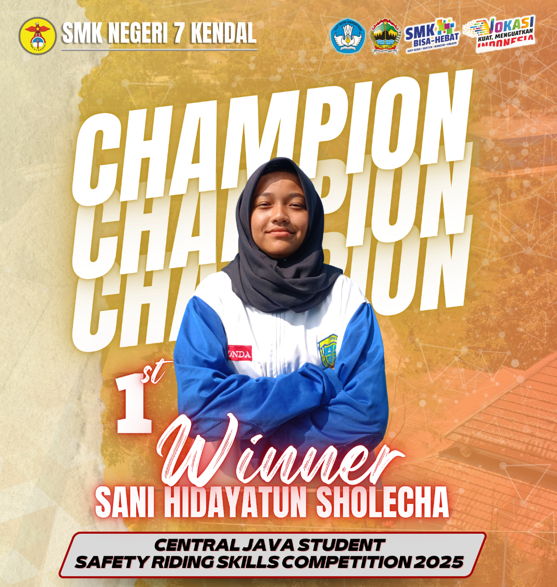 Juara 1 — Central Java Student Riding Skills Competition