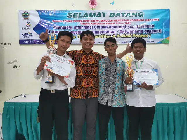 SMK Negeri 7 Kendal Raih Dua Juara LKS 2021, Juara 1 Networking Support dan Juara 3 Web Design