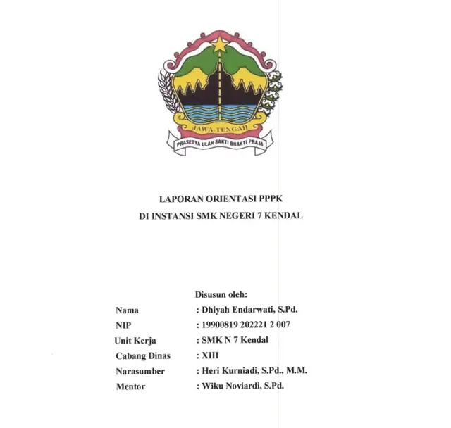Jurnal Orientasi PPPK Dhiyah Endarwati SMKN 7 Kendal