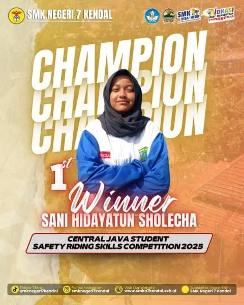 Juara 1 dalam Ajang Bergengsi Central Java Student Riding Skills Competition 2025