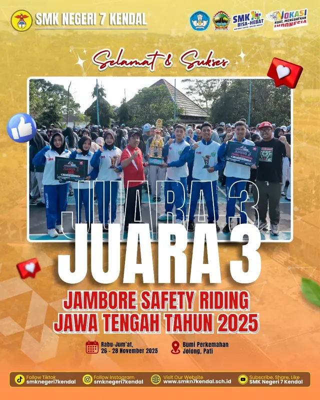 JUARA 3 JAMBORE SAFETY RIDING JAWA TENGAH TAHUN 2025