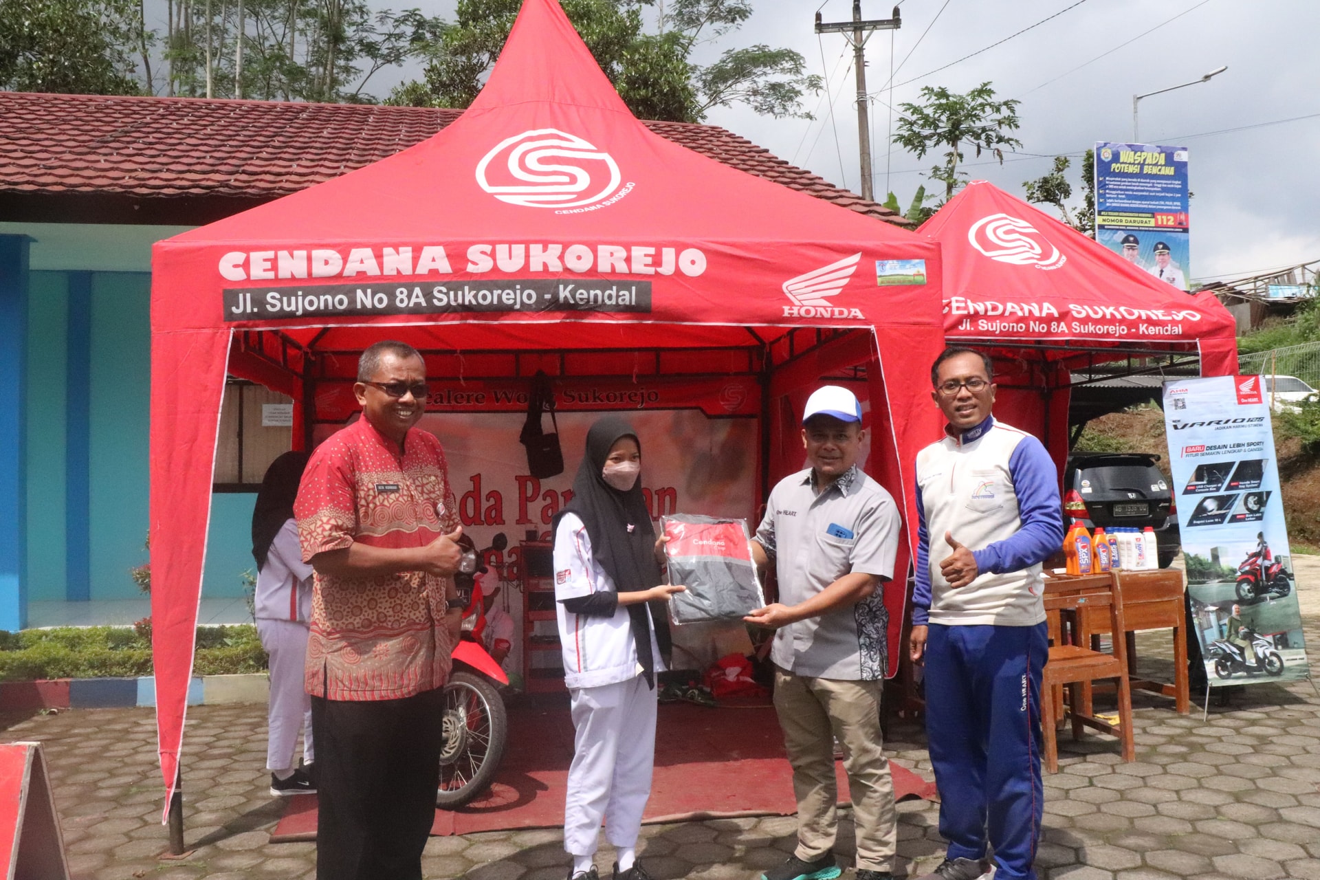 SMK N 7 Kendal Gelar Kegiatan Safety Riding dan Service Kunjung