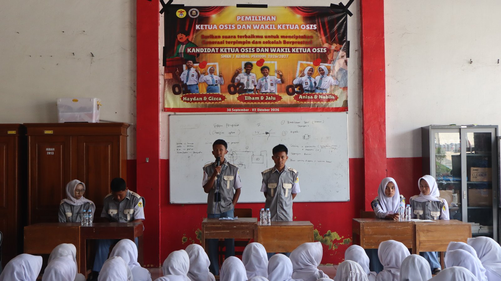 Semarak Demokrasi Pelajar, SMK Negeri 7 Kendal Gelar Pemilihan Ketua dan Wakil Ketua OSIS Masa Jabatan 2026–2027